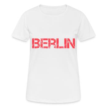 Berlin - T-shirt respirant Femme - blanc - Devant - AI Model Female 172 dark (172cm)