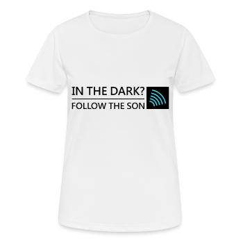 Proverbes chrétiens - T-shirt respirant Femme - blanc - Devant - AI Model Female 172 dark (172cm)