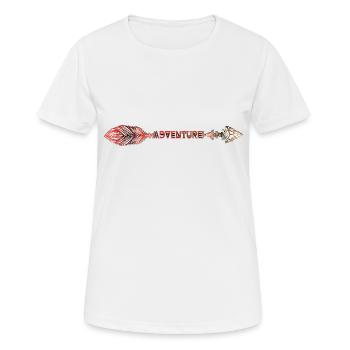 Tattoo Tattoo Tribal Tattoos Krieger Kunst - Frauen T-Shirt atmungsaktiv - Weiß - Vorne - AI Model Female 172 dark (172cm)