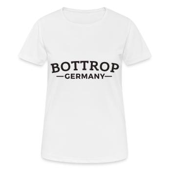 Bottrop Germany home gift idea - Women's Breathable T-Shirt - white - Front - AI Model Female 172 dark (172cm)