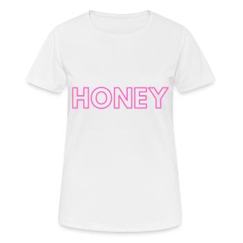 Miel.. - T-shirt respirant Femme - blanc - Devant - AI Model Female 172 dark (172cm)