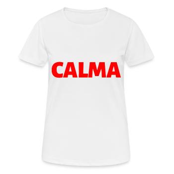 ruhig Spanisch Sprache - Frauen T-Shirt atmungsaktiv - Weiß - Vorne - AI Model Female 172 dark (172cm)
