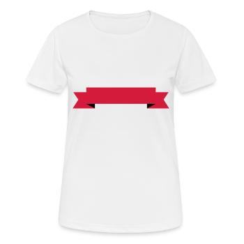 banner - Frauen T-Shirt atmungsaktiv - Weiß - Vorne - AI Model Female 172 dark (172cm)