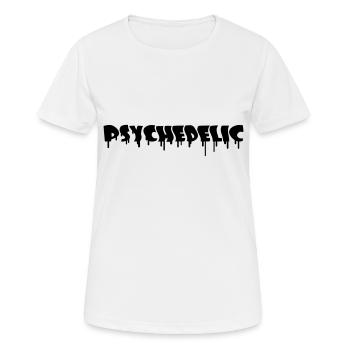Psychedelic Graffiti - T-shirt respirant Femme - blanc - Devant - AI Model Female 172 dark (172cm)