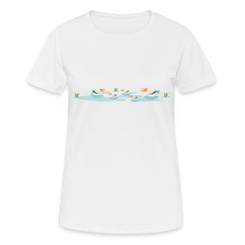 Safari Zoo Animal Safari Zoo - T-shirt respirant Femme - blanc - Devant - AI Model Female 172 dark (172cm)