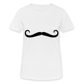 Barbe - T-shirt respirant Femme - blanc - Devant - AI Model Female 172 dark (172cm)