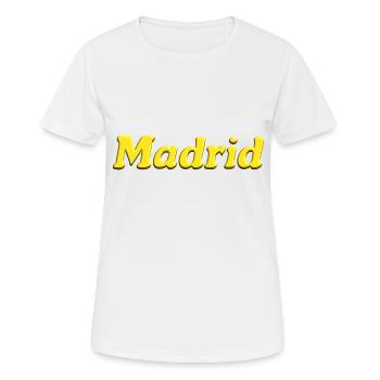Madrid - Women's Breathable T-Shirt - white - Front - AI Model Female 172 dark (172cm)