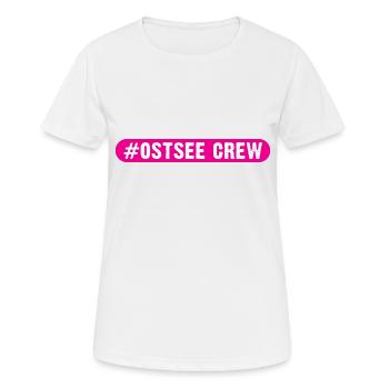 Baltic Sea Crew - Women's Breathable T-Shirt - white - Front - AI Model Female 172 dark (172cm)