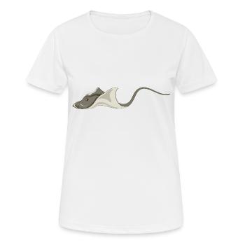 Meerestiere - Frauen T-Shirt atmungsaktiv - Weiß - Vorne - AI Model Female 172 dark (172cm)