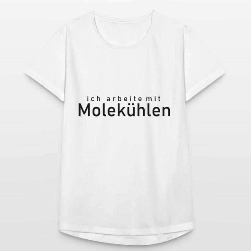ich arbeite mit molekühlen Frauen T-Shirt atmungsaktiv