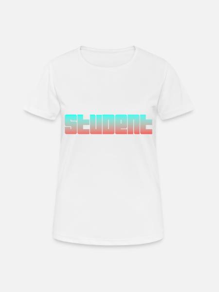 Student Logo - Women's Breathable T-Shirt - white