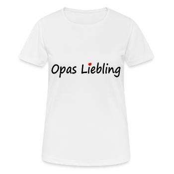 Grandpa's darling - Women's Breathable T-Shirt - white - Front - AI Model Female 172 dark (172cm)