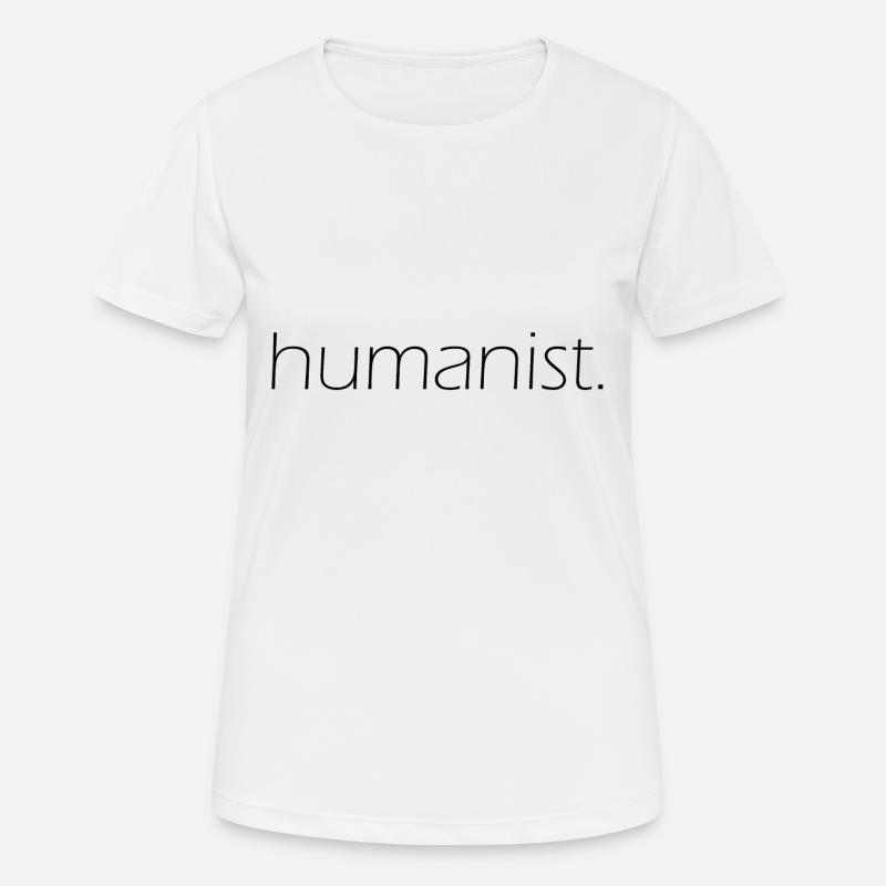 humanist. - Women's Breathable T-Shirt - white