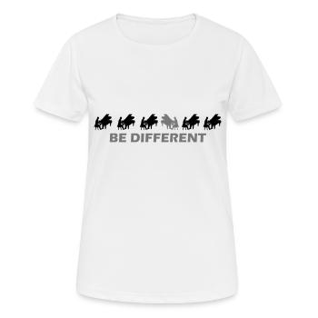 be different pianist - Frauen T-Shirt atmungsaktiv - Weiß - Vorne - AI Model Female 172 dark (172cm)