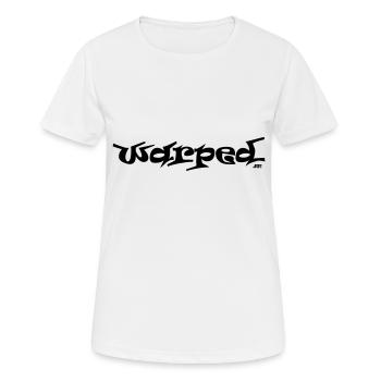 Déformé - T-shirt respirant Femme - blanc - Devant - AI Model Female 172 dark (172cm)