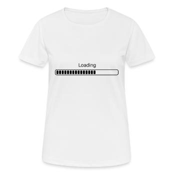 Loading whatever - Frauen T-Shirt atmungsaktiv - Weiß - Vorne - AI Model Female 172 dark (172cm)
