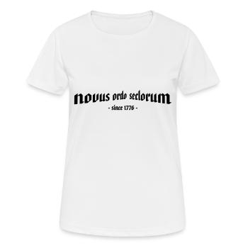 Novus Ordo Seclorum - since 1776 - - Frauen T-Shirt atmungsaktiv - Weiß - Vorne - AI Model Female 172 dark (172cm)