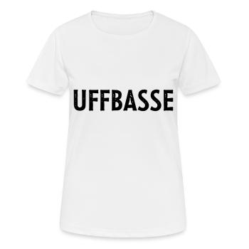 Uffbasse Pfalz - Frauen T-Shirt atmungsaktiv - Weiß - Vorne - AI Model Female 172 dark (172cm)