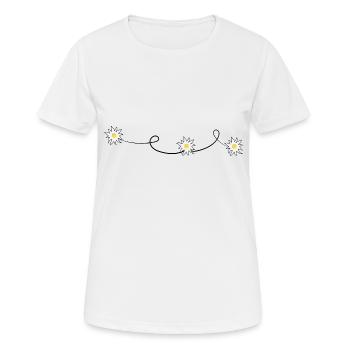 Edelweiss - Women's Breathable T-Shirt - white - Front - AI Model Female 172 dark (172cm)