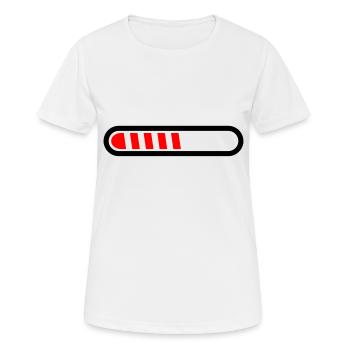Loading bar vector loaded Loading Design 001 - Women's Breathable T-Shirt - white - Front - AI Model Female 172 dark (172cm)