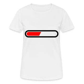 Loading bar vector loaded Loading Design 002 - Women's Breathable T-Shirt - white - Front - AI Model Female 172 dark (172cm)