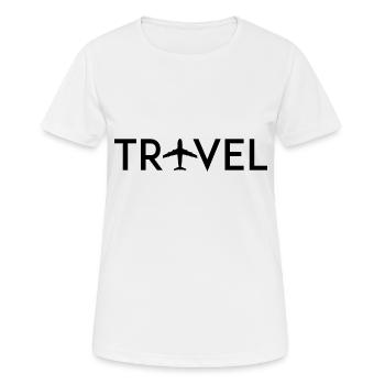 Voyager - T-shirt respirant Femme - blanc - Devant - AI Model Female 172 dark (172cm)
