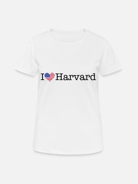 I love Harvard - Women's Breathable T-Shirt - white