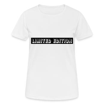 limited edition - Frauen T-Shirt atmungsaktiv - Weiß - Vorne - AI Model Female 172 dark (172cm)