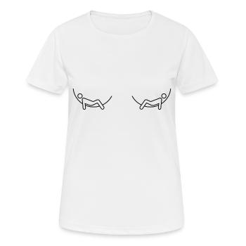Relaxe - Women's Breathable T-Shirt - white - Front - AI Model Female 172 dark (172cm)