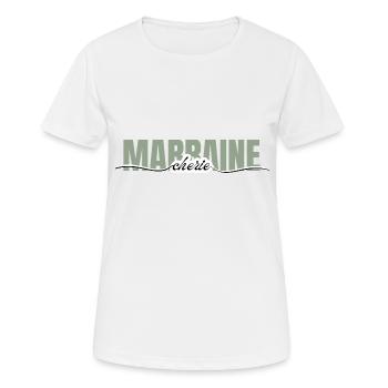 Dear Godmother - Godmother Gift - Women's Breathable T-Shirt - white - Front - AI Model Female 172 dark (172cm)