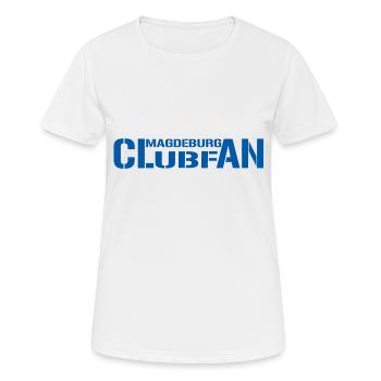 Club Fan - T-shirt respirant Femme - blanc - Devant - AI Model Female 172 dark (172cm)