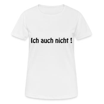 schizo2 - Frauen T-Shirt atmungsaktiv - Weiß - Vorne - AI Model Female 172 dark (172cm)
