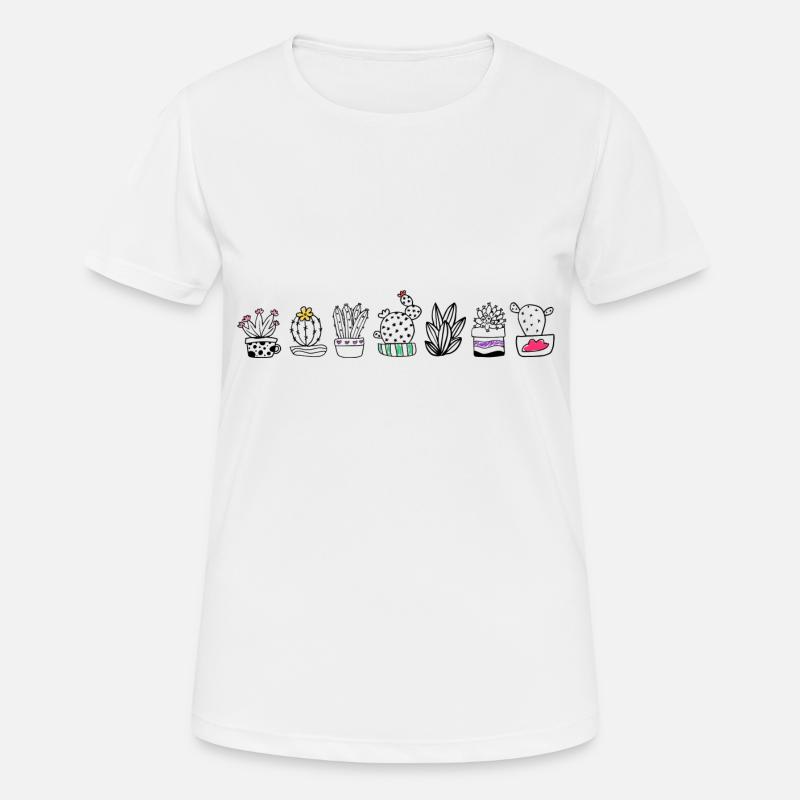 cactus - Women's Breathable T-Shirt - white