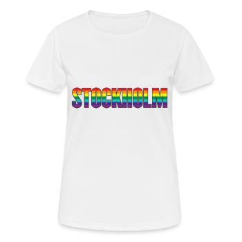 Stockholm Pride - Women's Breathable T-Shirt - white - Front - AI Model Female 172 dark (172cm)