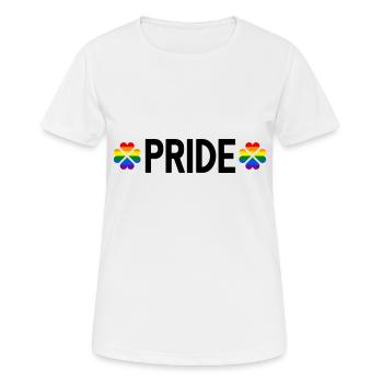 LGBTQ Pride Month pride Regenbogen - Frauen T-Shirt atmungsaktiv - Weiß - Vorne - AI Model Female 172 dark (172cm)