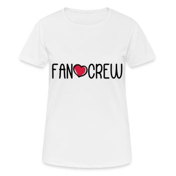 Fan Club - T-shirt respirant Femme - blanc - Devant - AI Model Female 172 dark (172cm)