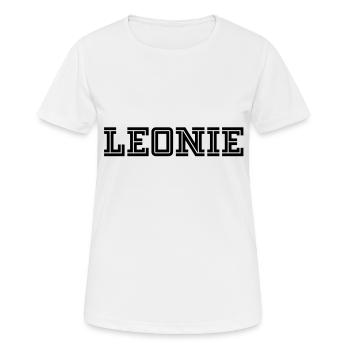 leonie f - T-shirt respirant Femme - blanc - Devant - AI Model Female 172 dark (172cm)