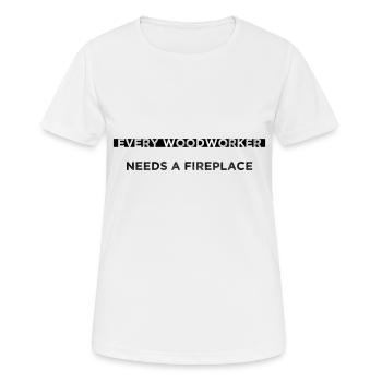 union carpenter tshirts bday blogger - Women's Breathable T-Shirt - white - Front - AI Model Female 172 dark (172cm)