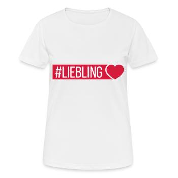 Darling Heart - Women's Breathable T-Shirt - white - Front - AI Model Female 172 dark (172cm)