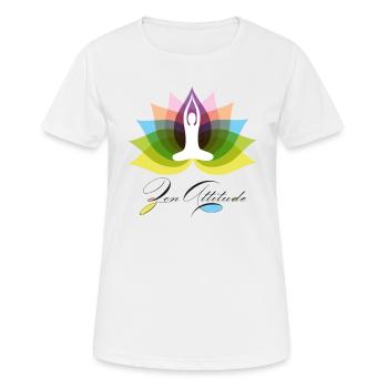 Zen Attitude - Women's Breathable T-Shirt - white - Front - AI Model Female 172 dark (172cm)