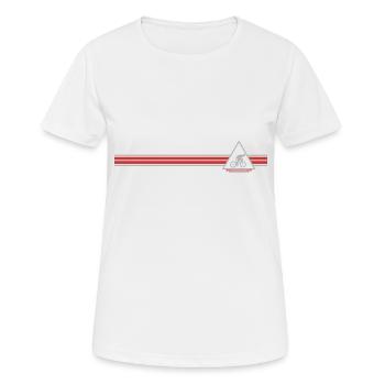 coureur - T-shirt respirant Femme - blanc - Devant - AI Model Female 172 dark (172cm)