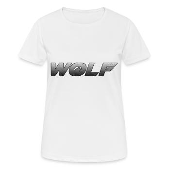 Loup 2 0 - T-shirt respirant Femme - blanc - Devant - AI Model Female 172 dark (172cm)