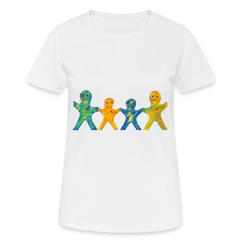 family - Women's Breathable T-Shirt - white - Front - AI Model Female 172 dark (172cm)
