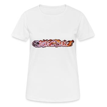 Aldecaldos Text Graphic - Women's Breathable T-Shirt - white - Front - AI Model Female 172 dark (172cm)