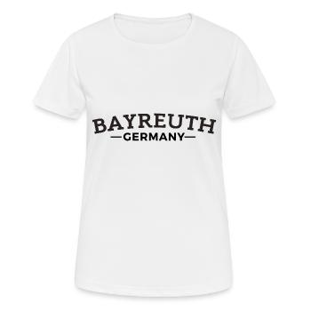 Bayreuth My Home Idée Cadeau - T-shirt respirant Femme - blanc - Devant - AI Model Female 172 dark (172cm)