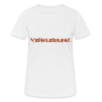 Verkleidung - Frauen T-Shirt atmungsaktiv - Weiß - Vorne - AI Model Female 172 dark (172cm)