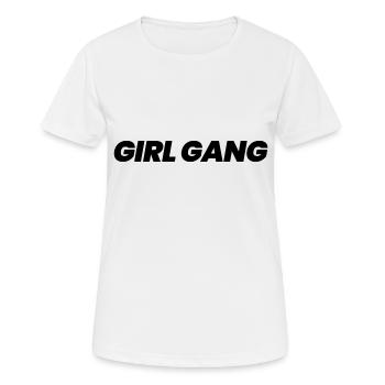 Girl Gang - Women's Breathable T-Shirt - white - Front - AI Model Female 172 dark (172cm)