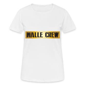 Malle Crew - Women's Breathable T-Shirt - white - Front - AI Model Female 172 dark (172cm)