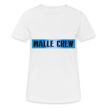 Malle Crew - Women's Breathable T-Shirt - white - Front - AI Model Female 172 dark (172cm)