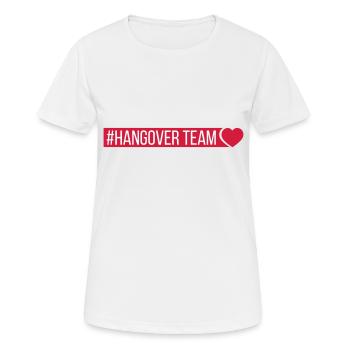 Hangover Team Heart - Women's Breathable T-Shirt - white - Front - AI Model Female 172 dark (172cm)